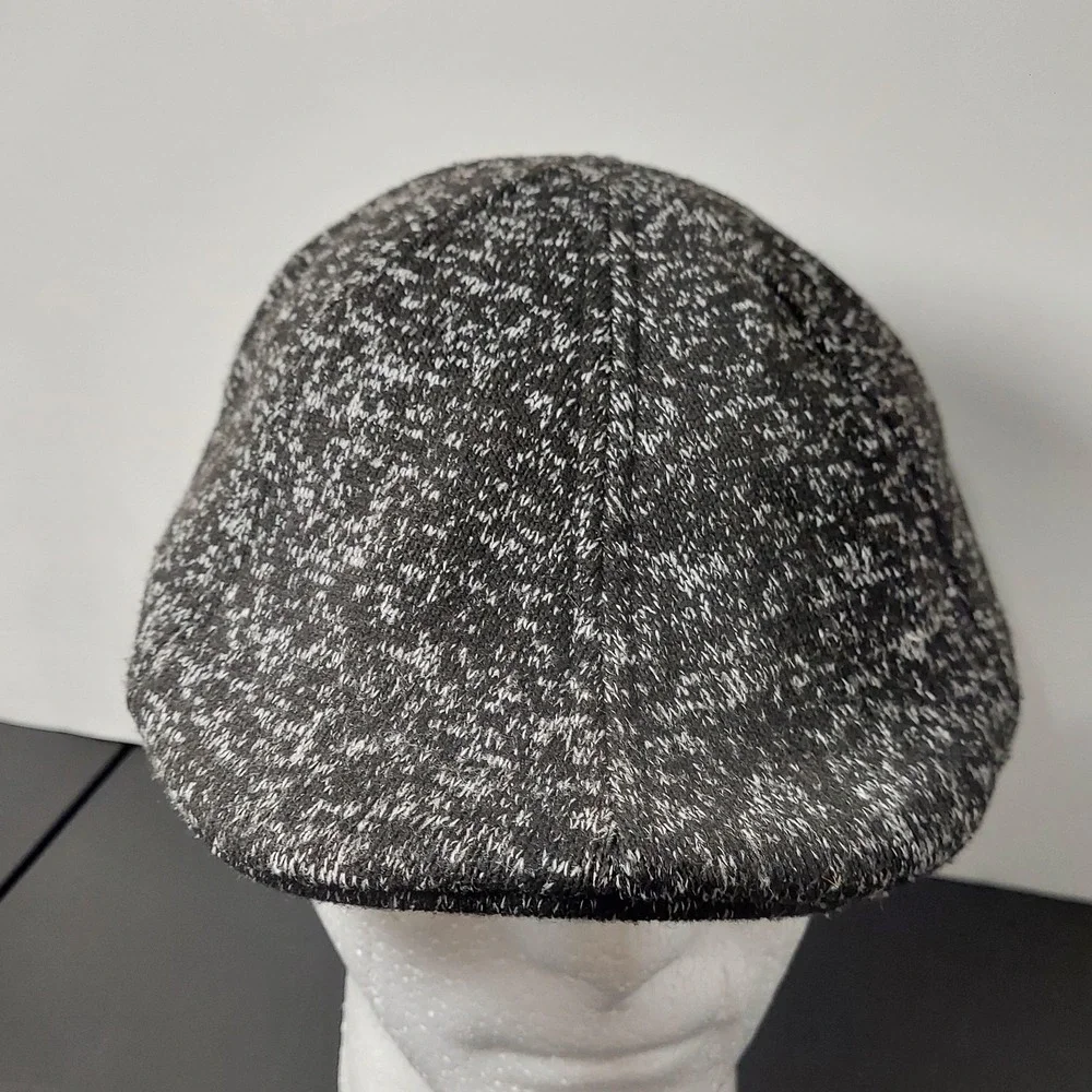 APT.9 Hat Flat Cap Newsboy Ivy Fitted Mens XL Gray‎ Knit Lined Casual Fall Warm